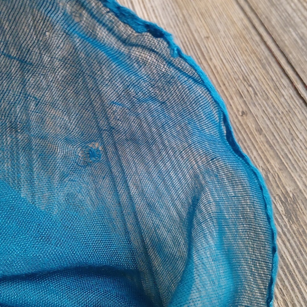 Teal Lightweight Infinity Scarf - image 4